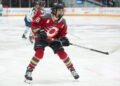 Emily Clark playing for the PWHL's Ottawa Charge