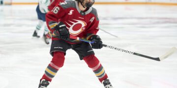 Emily Clark playing for the PWHL's Ottawa Charge