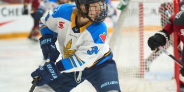 Hannah Miller with the Toronto Sceptres