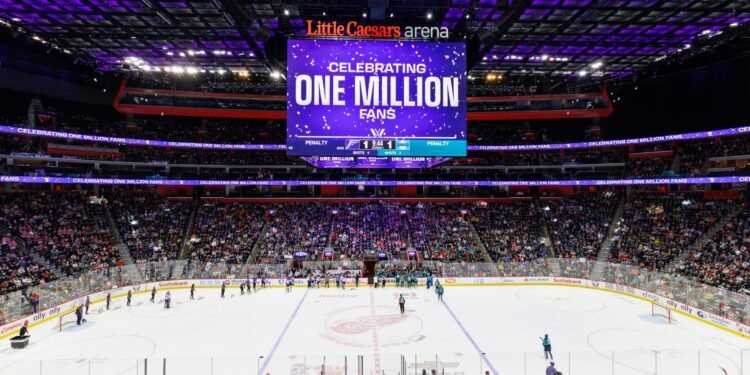 The PWHL celebrates one million fans in Detroit on the PWHL Takeover Tour - Photo @ PWHL