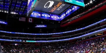 PWHL Takeover Tour stop in Detroit, one of many markets hoping for a PWHL expansion franchise - Photo @ PWHL