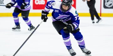 Britta Curl-Salemme of the Minnesota Frost