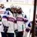 Norwegian women's hockey players at the 2025 World Championships - Photo @ Magyar Jégkorong