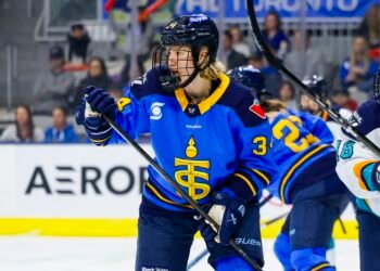 Hannah Miller with the PWHL's Toronto Sceptres