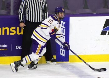 Jamie Nelson with Minnesota State - Photo @ Sam Johnson / Mavericks Athletics